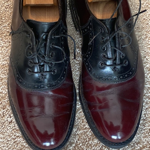 Johnston & Murphy Cordovan and Black Oxfords - Picture 2 of 8